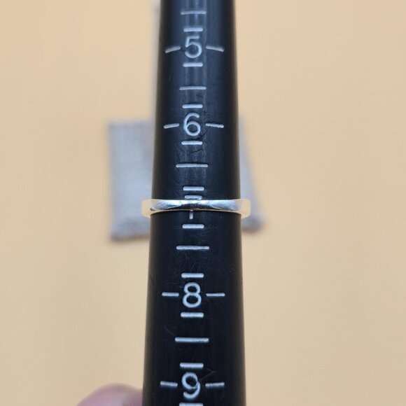 Size 7 Sterling Silver Yellow Cubic Zirconia Beautiful Gem Ring A4813 - Picture 7 of 9